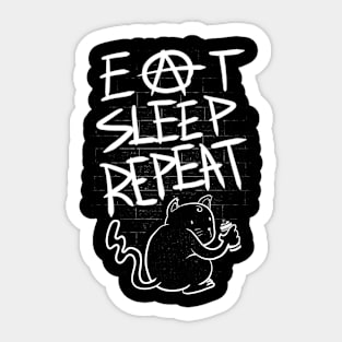 Eat Sleep Repeat Sticker